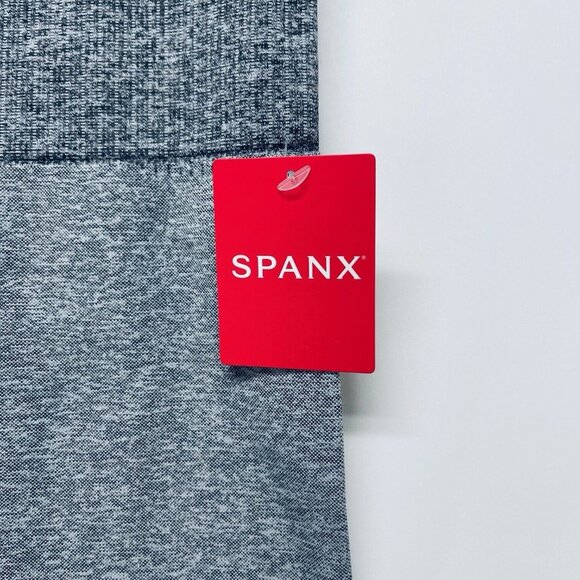 SPANX Leggings Size L Women’s Seamless Sculpt Spacedye Cloudy Gray NWT - Picture 6 of 12